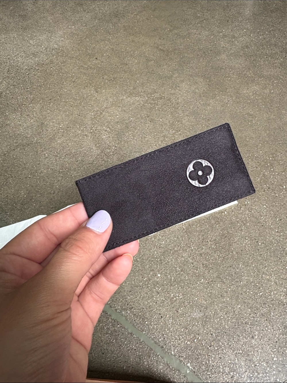 Authentic Louis Vuitton Black Lipstick Case with Logo - Picture 4 of 5